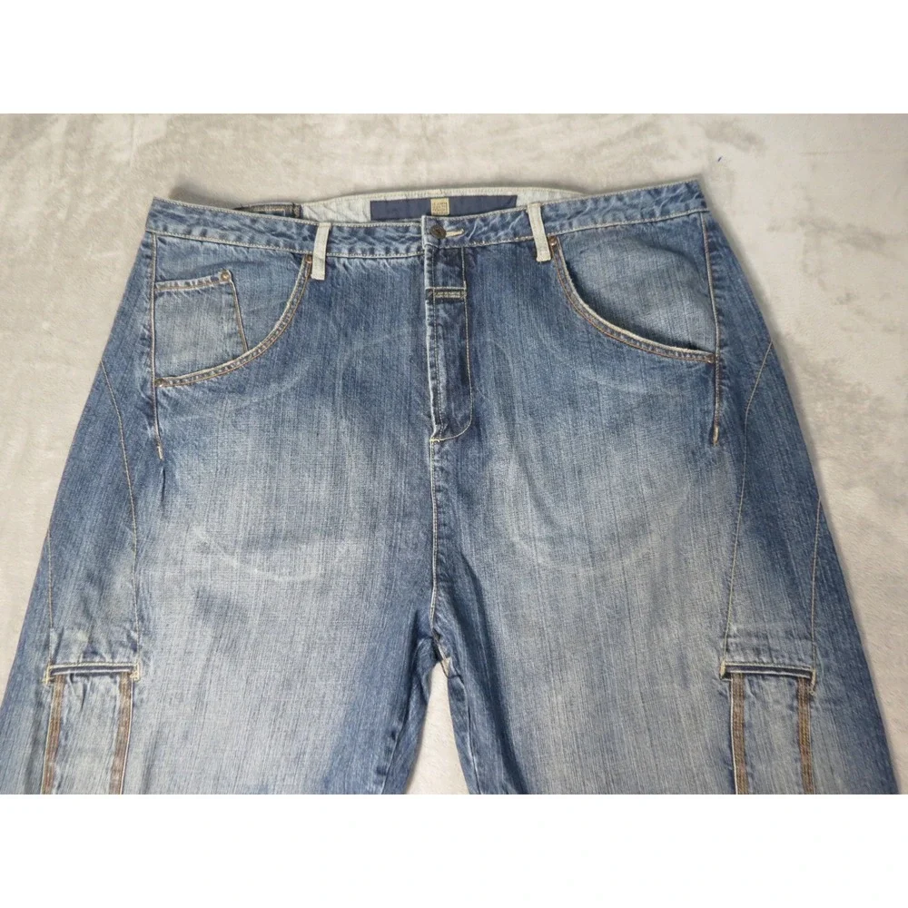 Vintage Marithe Francois Girbaud Jeans Mens  Blue Shuttle Tape Baggy Streetwear